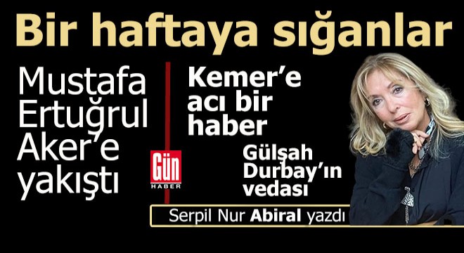 Bir haftaya sığan tarih, acı ve vicdan