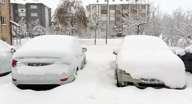 Bitlis te, 50 köy yolu kardan kapandı