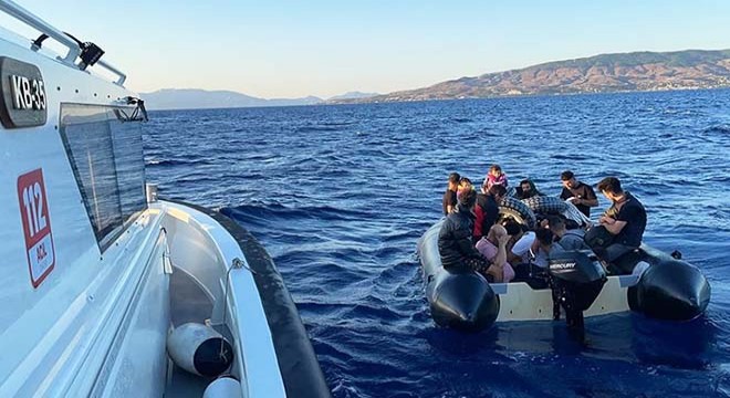 Bodrum açıklarında 25 kaçak göçmen kurtarıldı