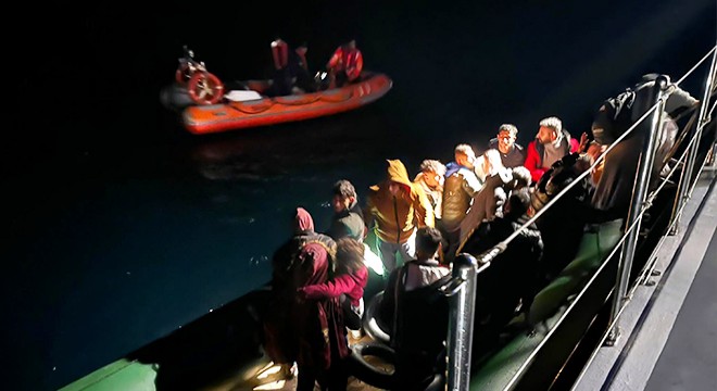 Bodrum açıklarında 57 kaçak göçmen kurtarıldı