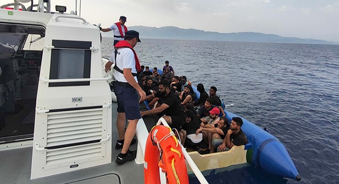 Bodrum da 34 kaçak göçmen yakalandı