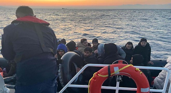 Bodrum’da 35 kaçak göçmen yakalandı