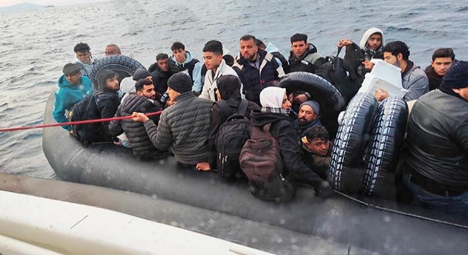 Bodrum da 67 kaçak göçmen yakalandı