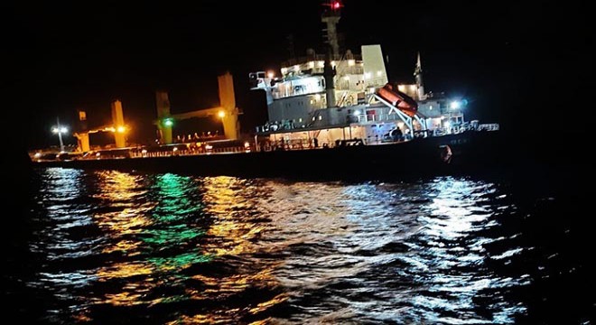 Bozcaada açıklarında gemi kazası