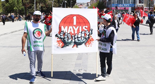 Burdur da 1 Mayıs kutlaması
