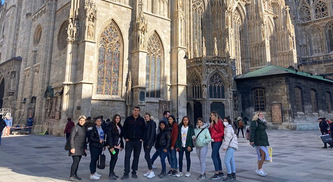 Burdurlu öğrenciler Viyana da staj yaptı