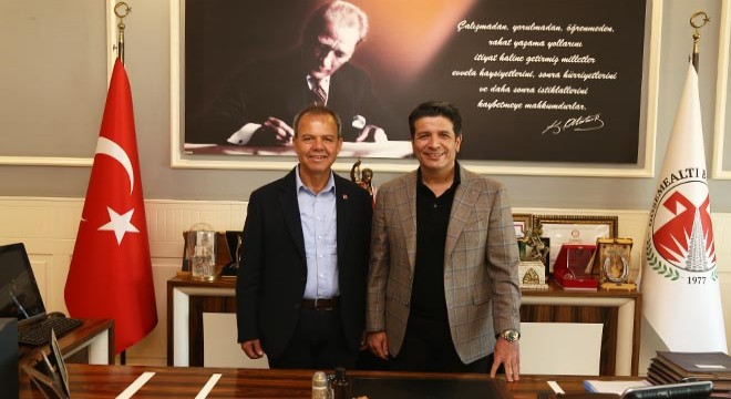 CHP’li aday Menderes Dal, Başkan Turgay Genç’i ziyaret etti