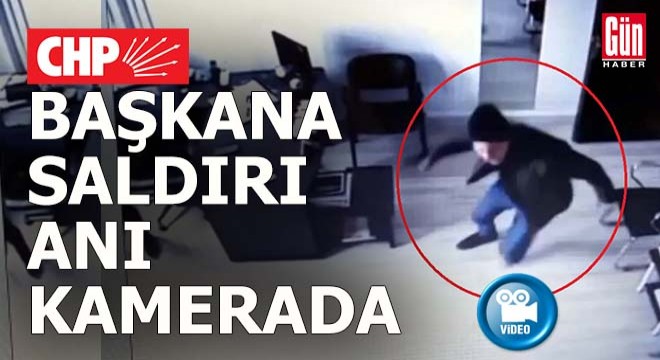 CHP li belediye başkanına silahlı saldırı anı kamerada...