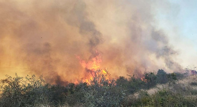 Çanakkale deki yangın, 16 saatte kontrol altına alındı