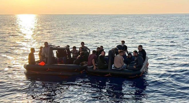 Dalaman da 63 kaçak göçmen kurtarıldı