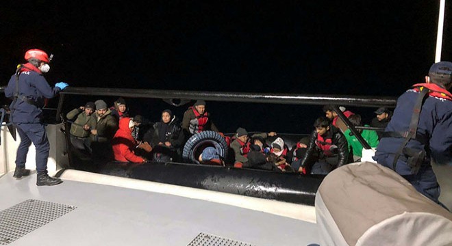 Datça açıklarında 31 kaçak göçmen yakalandı