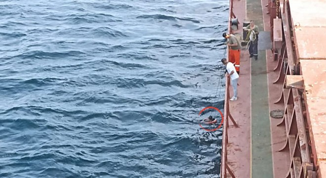 Denize düşen 2 inci kaptan 20 saat sonra kurtarıldı