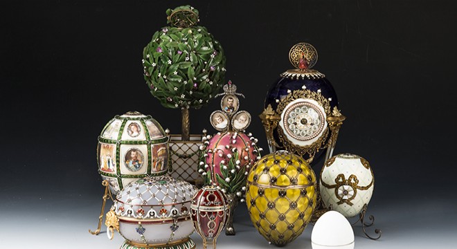 Dünyanın en değerli yumurtaları Faberge ler, sergilenmeye başlandı