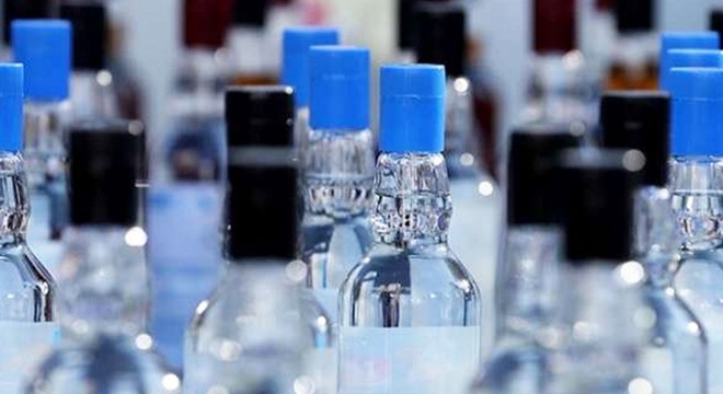 Edirne’de 56 şişe kaçak içki ele geçirildi