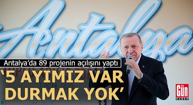 Erdoğan: 6 lı masadaki vesayetin adı, siyasi vesayet