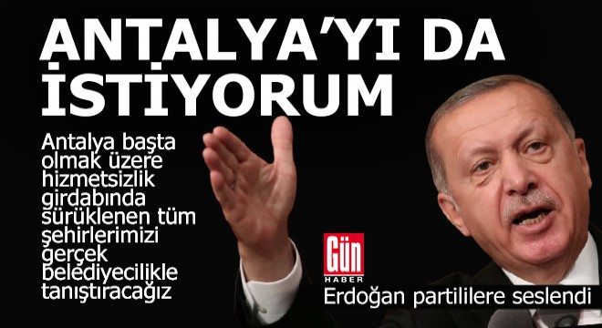 Erdoğan, yerel seçim hedefini açıkladı