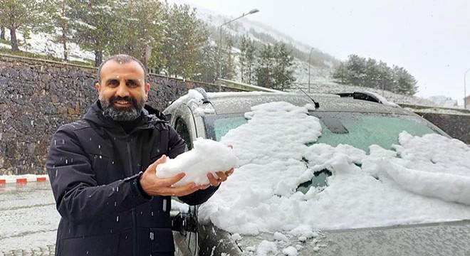 Erzurum a mayıs ayında kar yağdı