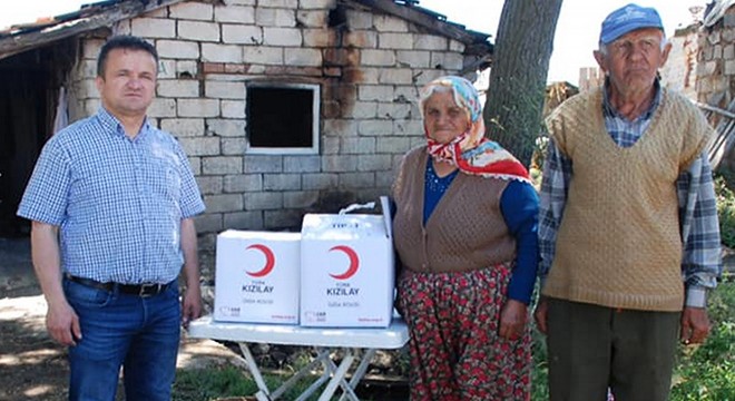 Evi yanan çifte yardım kampanyası