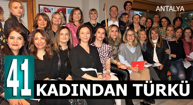 Farklı milletlerden 41 kadın, kız çocukları için türkü söyleyecek