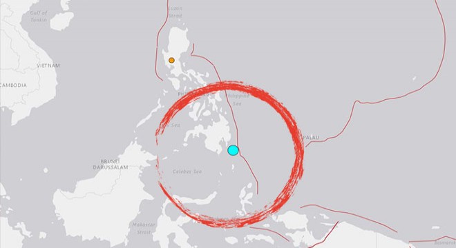 Filipinler de 7 şiddetinde deprem