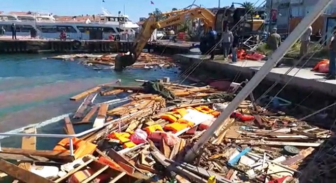 Fırtına sonrası tekne sahipleri, barınak yapılmasını istedi