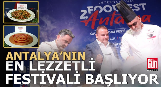 FoodFest Antalya, 1 Eylül de başlıyor