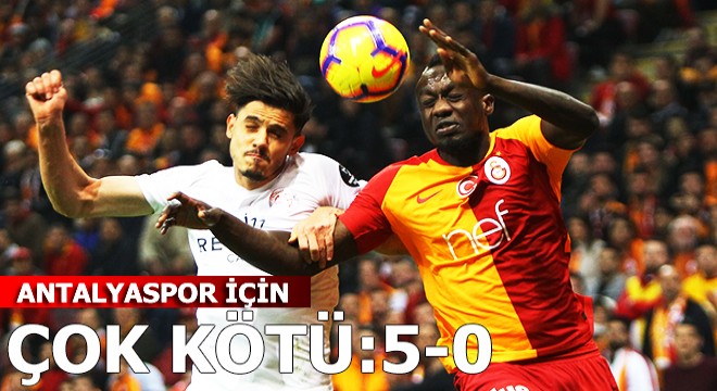 Galatasaray - Antalyaspor: 5-0