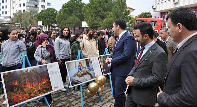 Gazipaşa da  Yangın Yeri  fotoğraf sergisi açıldı