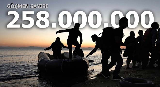 Göçmen sayısı 258 milyona ulaştı