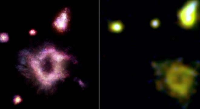 Gökbilimciler kozmik ateş çemberi  galaksisini keşfetti