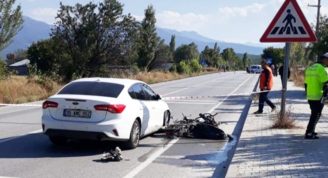 Gölhisar da motosiklet kazası: 1 ölü