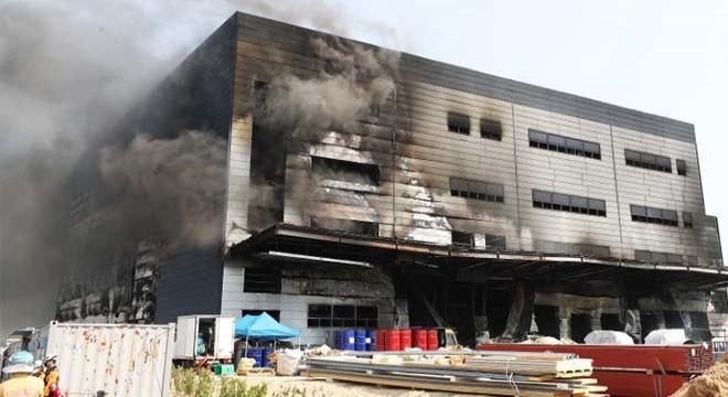 Güney Kore’deki bir şantiyede yangın : 25 ölü 7 yaralı