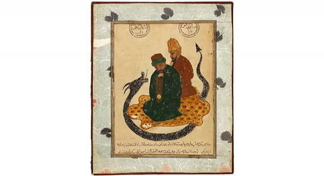 Hacı Bektaş-ı Veli tablosundaki ejderhanın hikayesi
