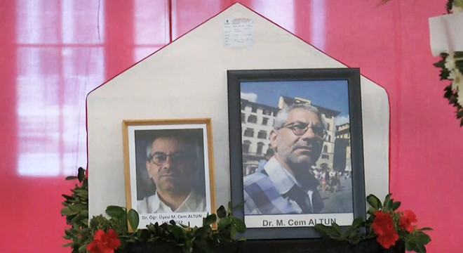 Hayatını kaybeden akademisyen Mehmet Cem Altun için tören
