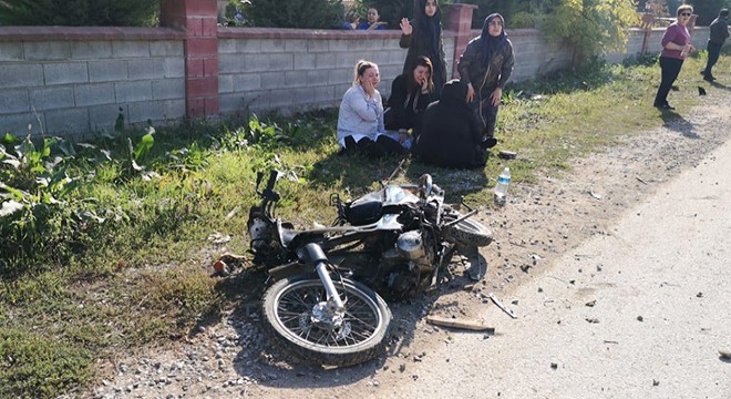 Hayatını kaybeden motosiklet sürücüsü toprağa verildi