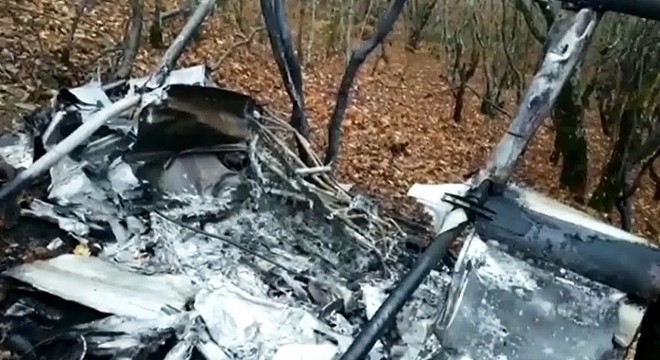 Helikopter düştü, pilot hayatını kaybetti