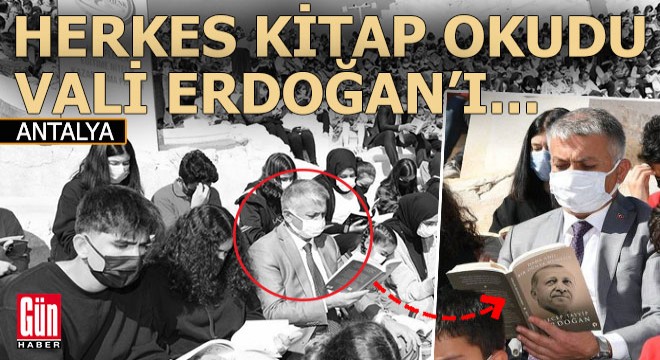 Herkes kitap okudu o Erdoğan ı...