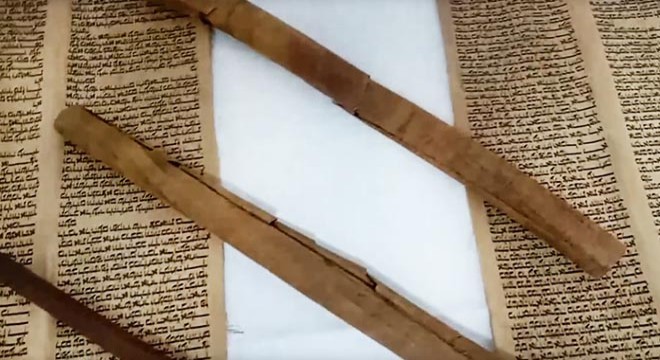 İbranice yazılı parşömen kağıtlar ele geçirildi