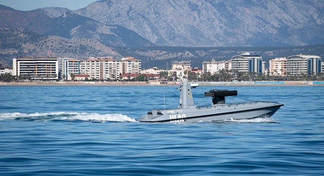 İlk silahlı insansız deniz aracı  ULAQ  Mavi Vatan ile buluştu