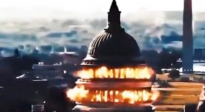 İran ın propaganda videosunda  ABD Kongre Binası  havaya uçuruldu