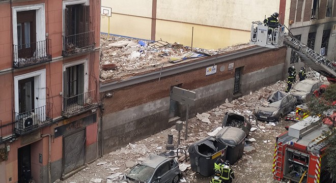 İspanya nın başkenti Madrid’de şiddetli patlama