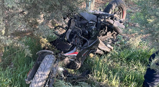 Isparta'da motosiklet kazası