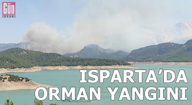 Isparta da orman yangını
