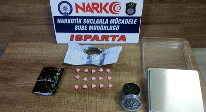 Isparta da uyuşturucu operasyonları