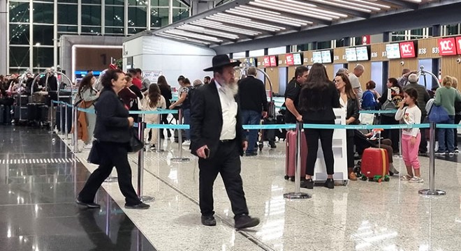 İsrail vatandaşları için gelen ikinci uçak İstanbul dan ayrıldı