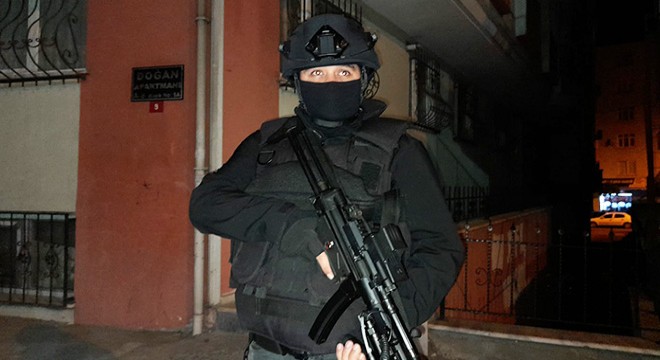 İstanbul da terör operasyonu: çok sayıda gözaltı var
