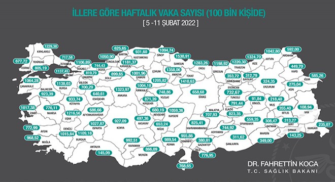 İstanbul ve İzmir de vaka sayısı azaldı, Ankara da arttı