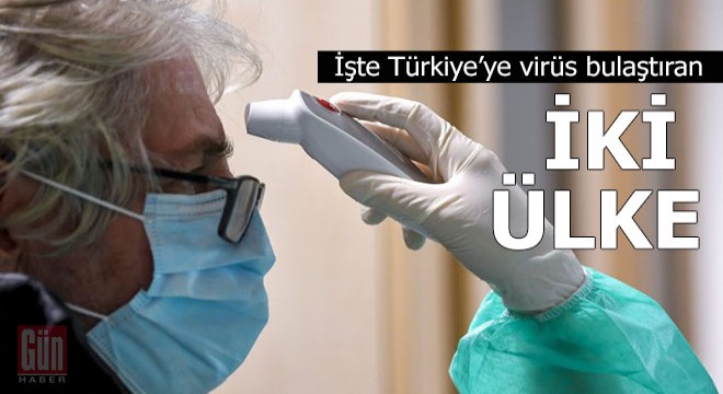 İşte Türkiye ye virüs bulaştıran 2 ülke