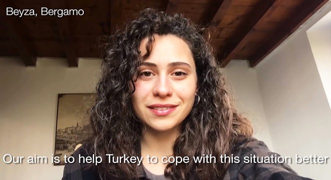 İtalya da yaşayan Türk gençlerden koronavirüs videosu