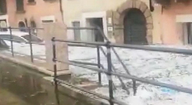 İtalya’yı sağanak, fırtına ve dolu vurdu